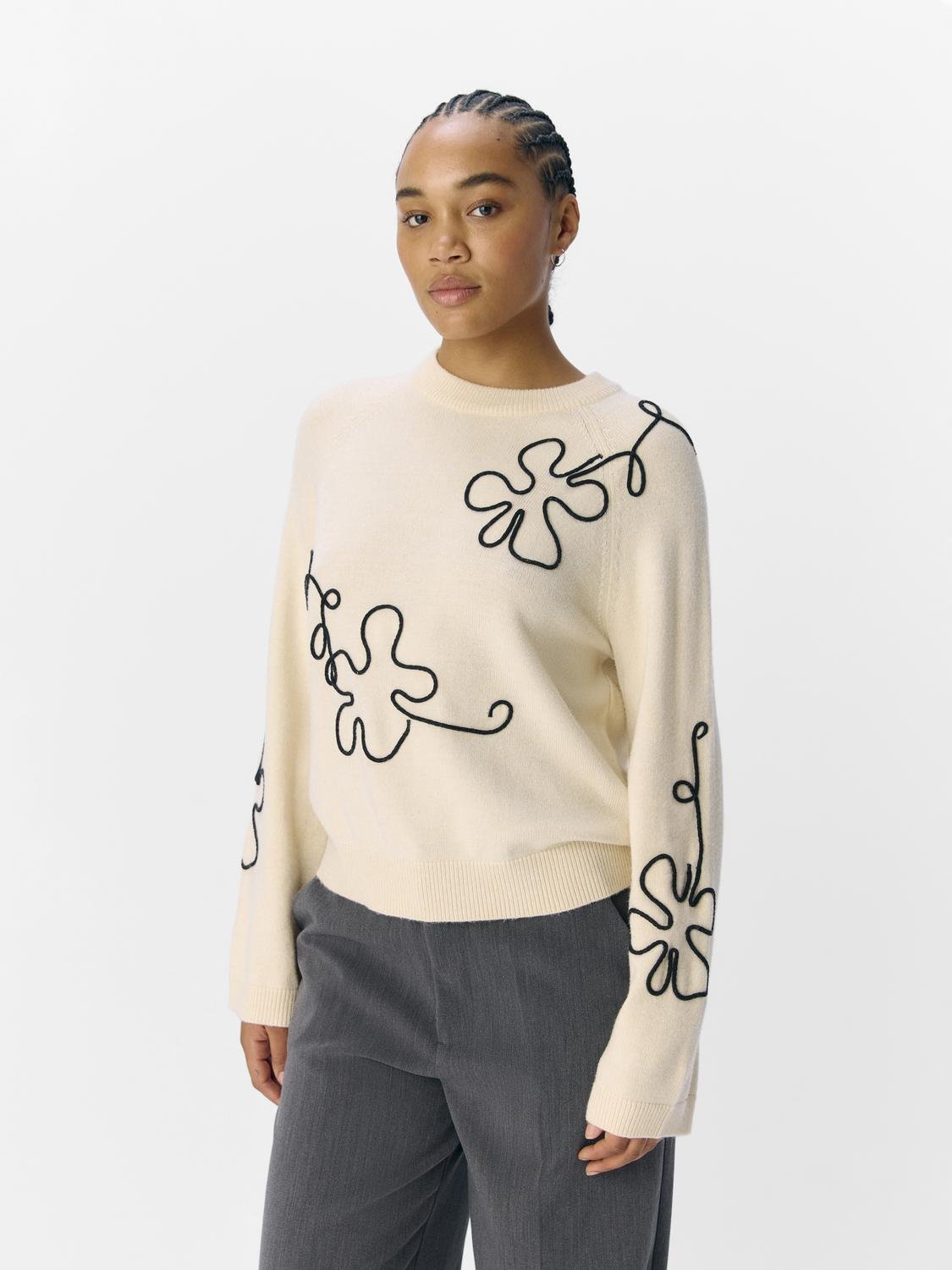 OBJLANEY Pullover - Sandshell - VERO MODA & VILA Bergvik